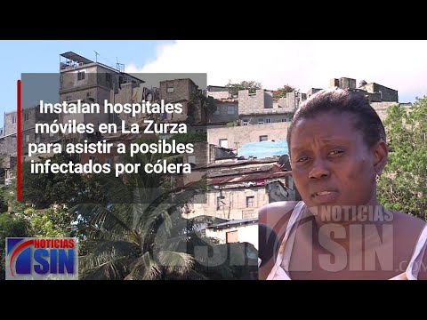 Instalan hospitales móviles en La Zurza para asistir a posibles infectados por cólera