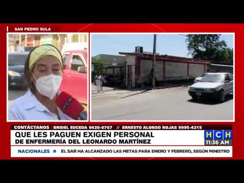 Pago de tres meses de salario, exigen enfermeras del hospital Leonardo Martínez, SPS
