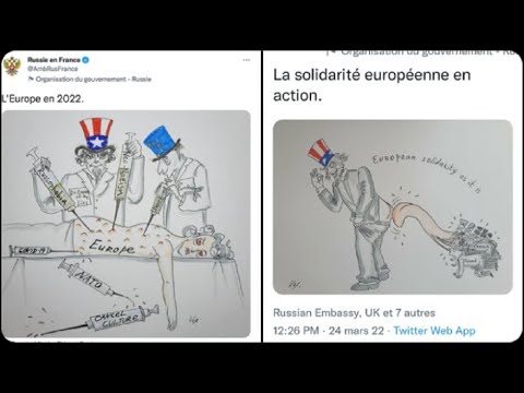 Des publications inacceptables : Macron dénonce les caricatures partagées  à Paris