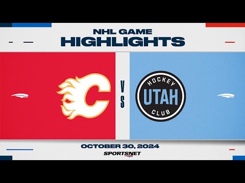 NHL Highlights | Flames vs. Utah HC - November 30, 2024