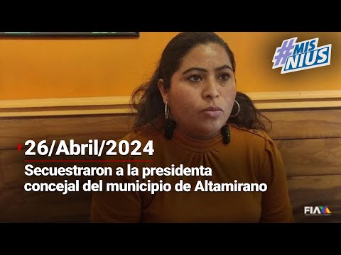 #MisNius | Secuestraron a la presidenta concejal del municipio de Altamirano