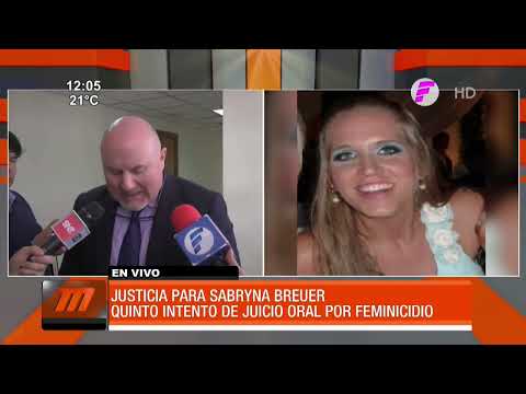 Quinto intento de juicio oral por el feminicidio de Sabryna Breuer