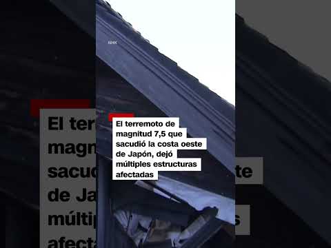 Así se ve la destrucción de edificios tras el terremoto en Japón