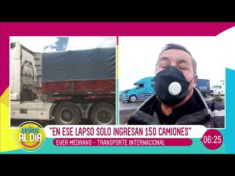 Miles de camiones están perjudicados por cierre de Aduana chilena