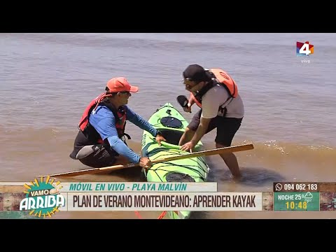 Vamo Arriba - Aprendemos Kayak en Playa Malvín