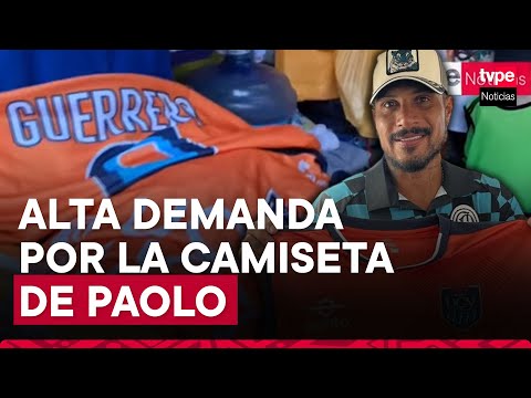 Paolo Guerrero: venta de camisetas del '9' se incrementa en Trujillo