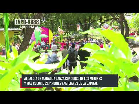 Alcaldía de Managua lanza concurso de los mejores y coloridos jardines - Nicaragua