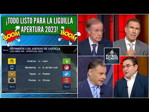 DEFINIDOS JUEGOS LIGUILLA. Puma vs Chivas, atractivo. América y Tigres, favoritos | Futbol Picante