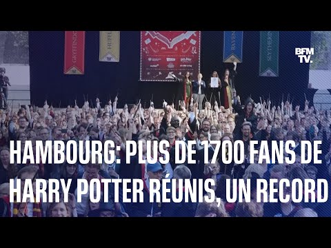 Hambourg: plus de 1700 fans de Harry Potter déguisés réunis au même endroit, nouveau record du monde