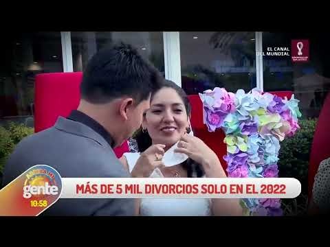 #ArribaMiGente | Más de 5 mil divorcios se registraron solo en 2022