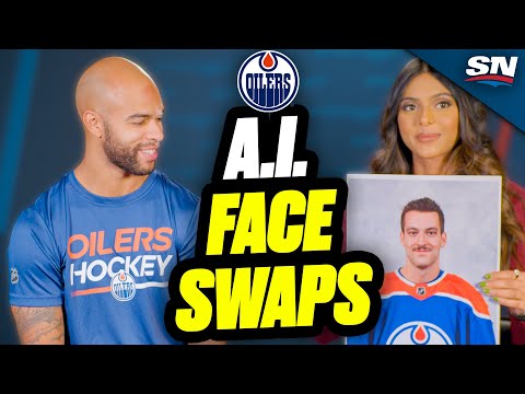 Edmonton Oilers Are Shocked By A.I. Face Swaps