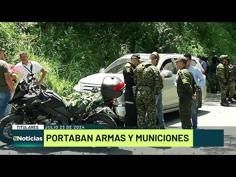 Titulares de Teleantioquia Noticias - martes 23 de julio de 2024