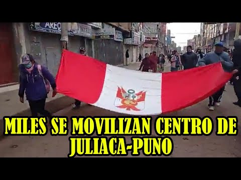MOVILIZACIONES EN MERCADO INTERNACIONAL SAN JOSE Y MERCADO TUPAC AMARU DE JULIACA..