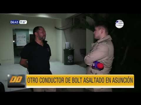 Otro conductor de Bolt asaltado en Asunción