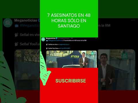 7 #ASESINADOS EN #40 #HORAS SOLO EN #SANTIAGO #shorts #short #trending #youtube #youtubeshort