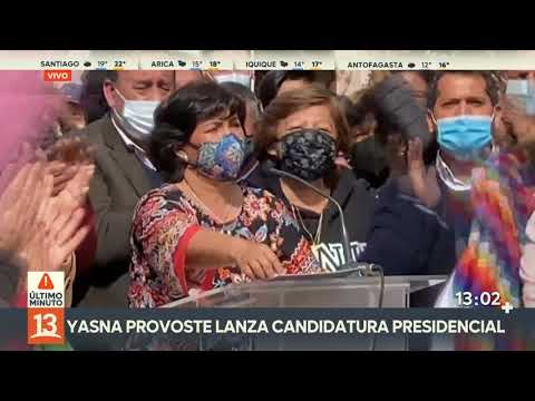 Yasna Provoste lanza su candidatura presidencial