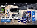 DAF XD 450 FAN z zabudow chodnicz - relacja z Polfish 2024