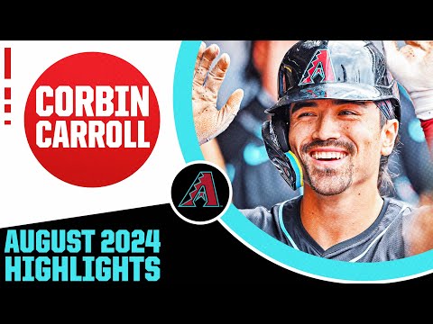 Corbin Carroll August 2024 highlights (NL Player of the Month)