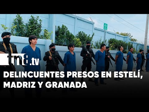 Policía pone tras las rejas a delincuentes en  Madriz - Nicaragua