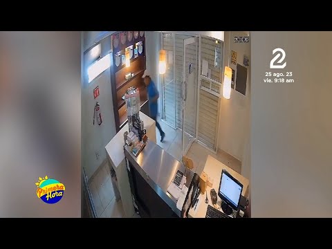 Empleada de tienda deja encerrado a ladrón tras sufrir asalto