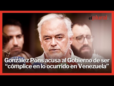 González Pons acusa al Gobierno de ser cómplice en convertir a Maduro en dictador de Venezuela