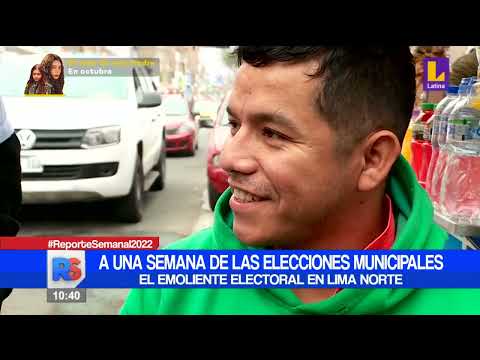 EMOLIENTE ELECTORAL en Lima norte: A menos de una semana de las elecciones municipales