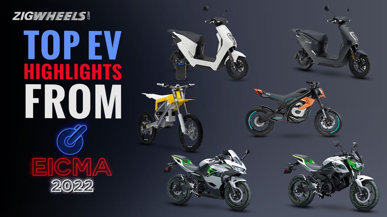EICMA 2022: Top Electric Two-wheeler Highlights | Honda EM1 e: Kawasaki Ninja & Z Electric And More