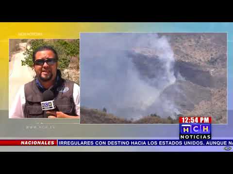 Incendio consume cerro de Valladolid, #Lempira