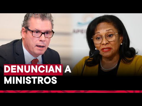 Denuncian penalmente a ministros Morgan Quero y Teresa Hernández
