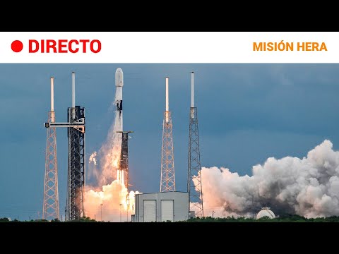 MISIÓN HERA  EN DIRECTO: LANZAMIENTO de la NASA y la ESA desde un FALCON, para ESTUDIAR ASTEROIDES