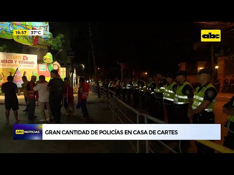 Gran cantidad de policías resguarda la casa de Horacio Cartes, tras anuncio de una manifestación
