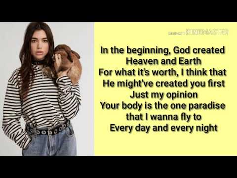 GENESIS - DUA LIPA (LYRICS)