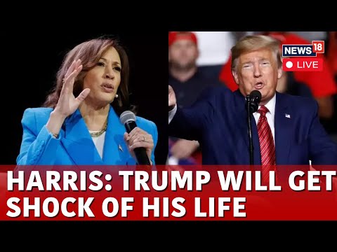 Kamala Harris LIVE | Trump And Harris Taunt Each Other In Toxic Campaign | USA News | N18G