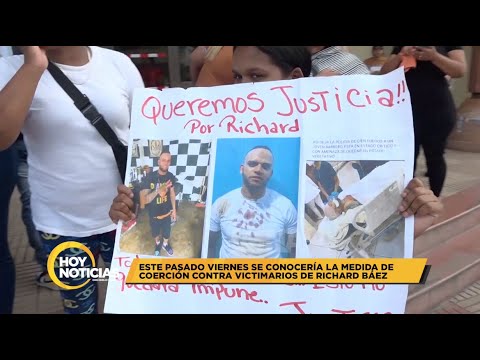 Conocen medida de coerción contra policías acusados de quitarle la vida a Richard Báez