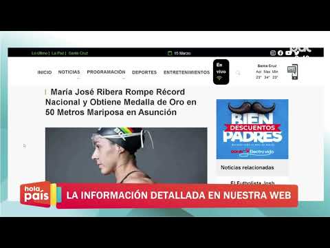María José rompe récord nacional y obtiene medalla de oro