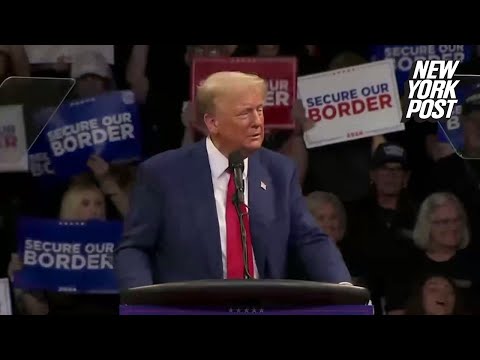 Trump pauses mid-rally in Arizona as he’s stunned by female supporter