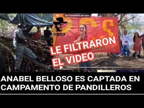 Filtran Video donde Captan a Anabel Belloso en campamento de pandillas armando ataque contra Bukele
