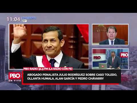 PBO - Abogado penalista Julio Rodríguez sobre caso Toledo, Ollanta, Alan García y Pedro Chávarry