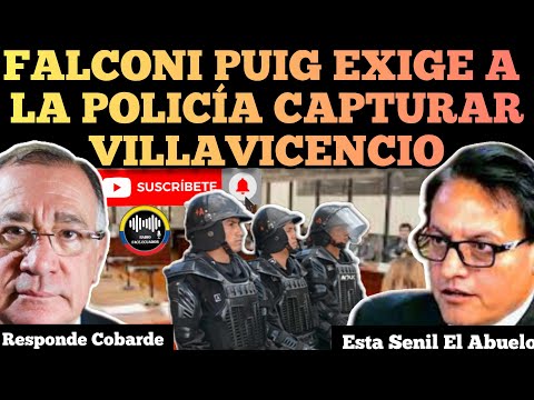 JUAN FALCONI PUIG EXIGE A LA POLICÍA CAPTURAR A VILLAVICENCIO Y LLEVARLO A JUSTICIA NOTICIAS RFE TV