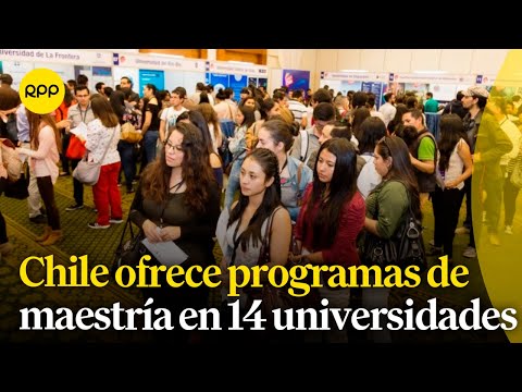 Chile ofrece programas de maestría en 14 universidades