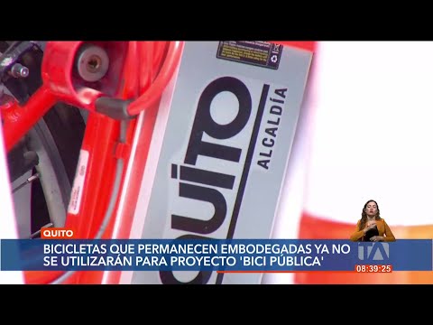Bicicletas eléctricas embodegadas ya no sirven para servicio de bici pública en Quito