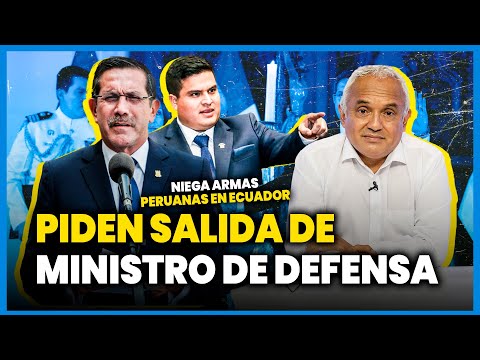 CONGRESO tendría votos para censurar al ministro de Defensa por armas en ECUADOR #ValganVerdades