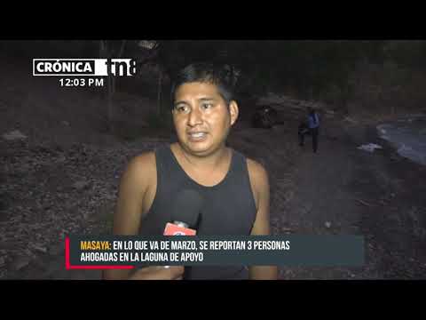 Joven de 17 años muere ahogado en la Laguna de Apoyo - Nicaragua