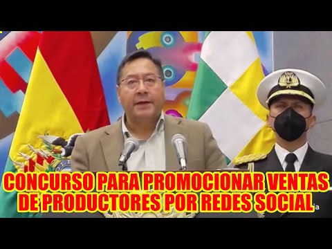 PRESIDENTE LUIS ARCE LANZA CONCURSO BOLIVIA C REACTIVA CON LA FUERZA DE NUESTRA JUVENTUD..