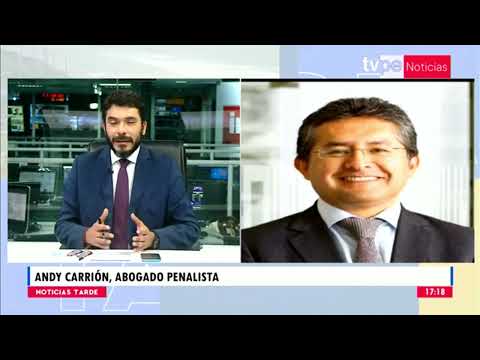 Noticias Tarde | Andy Carrión, abogado penalista