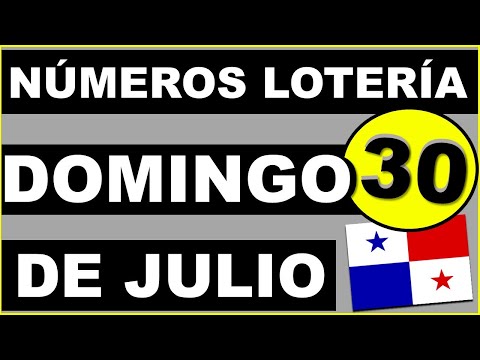 Resultados Sorteo Loteria Domingo 30 de Julio 2023 Loteria Nacional de Panama Sorteo Dominical d Hoy