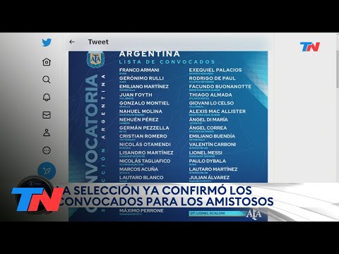 Con Messi y Garnacho, Scaloni dio la lista de convocados de Argentina para los amistosos
