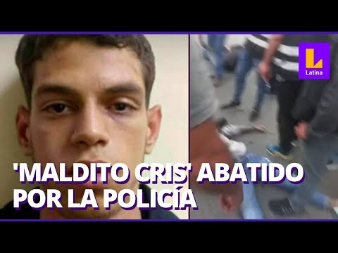 Policía abate al 'Maldito Cris' en San Martín de Porres
