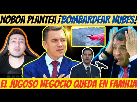 ¡BOMBARDEAR LAS NUBES! Plan de Daniel Noboa para CRISIS ENERGÉTICA | Tremendo Negociado
