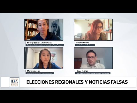 Elecciones regionales y noticias falsas | Webinar